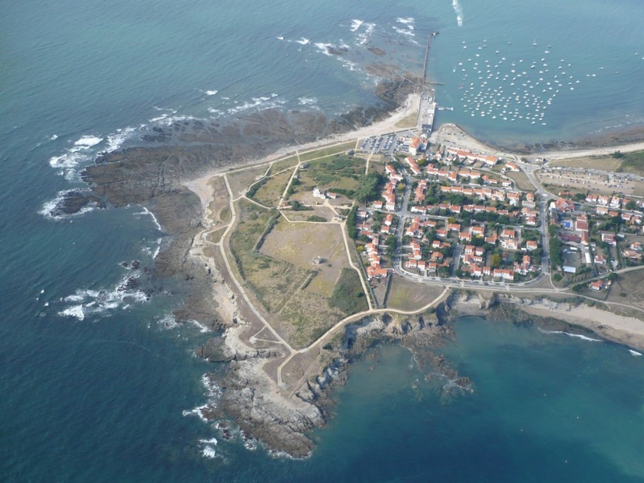 Pointe Saint-Gildas vue aérienne