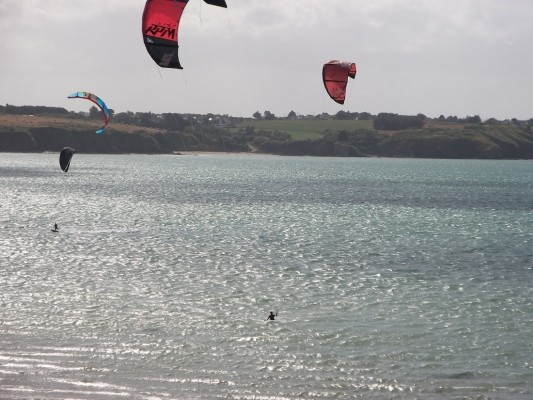 activité nautique à la plage de Béliard