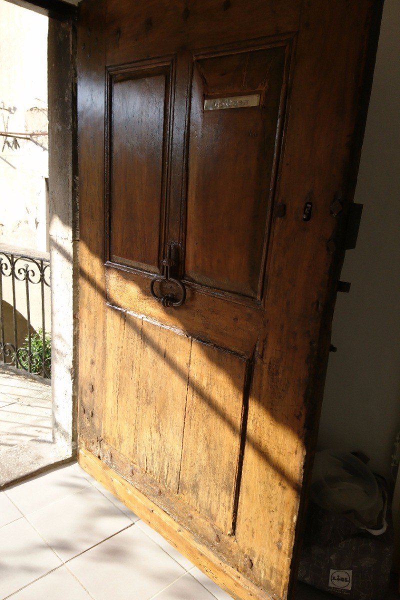 Porte d'entrée rustique
