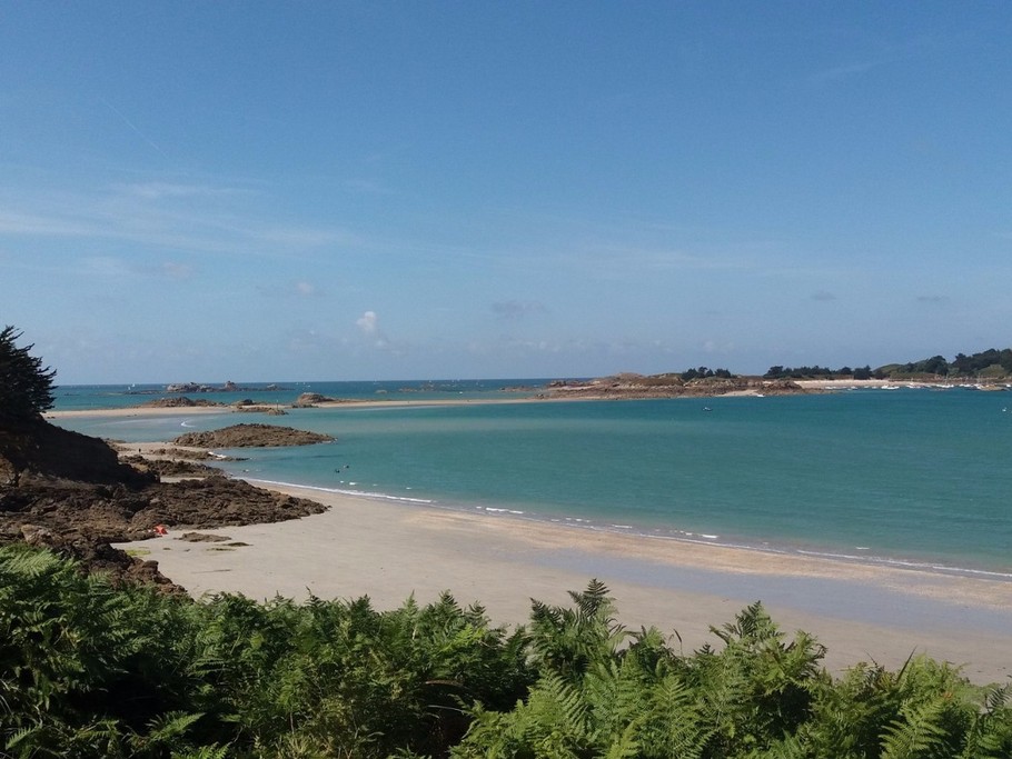 île des Ebihens vous y accédez à marée basse