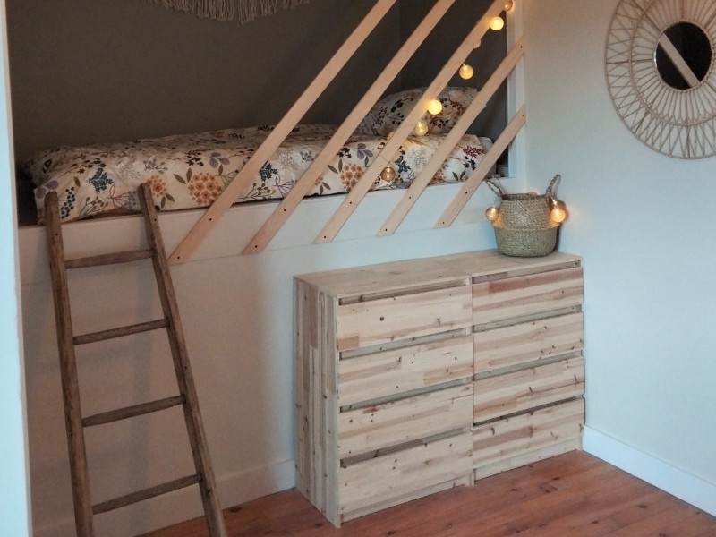 Gîte de Briante - Chambre Céréale au 1er étage