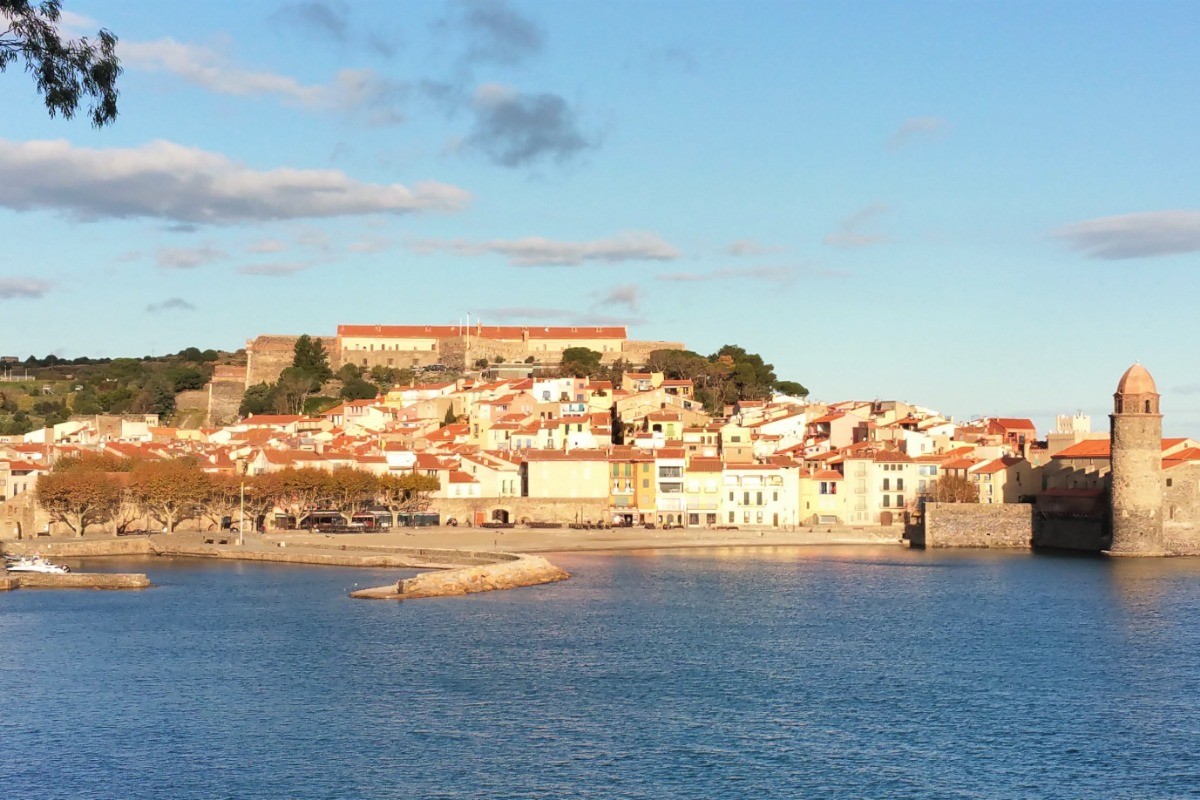 View from the Port-Vendres road
