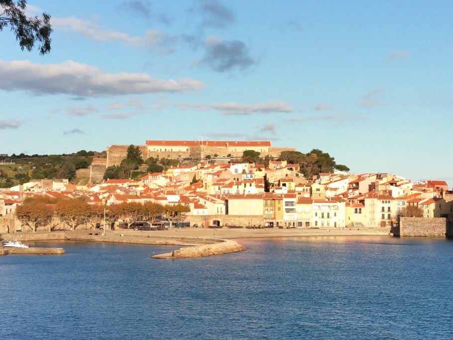 View from the Port-Vendres road