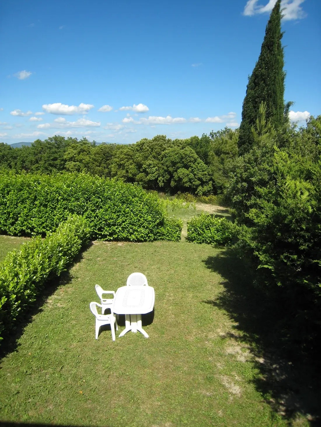 Private outdoor garden