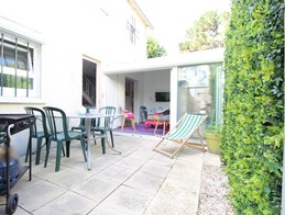Gite centre, plage à pied, proche gare - Villa charlotte patio terrasse