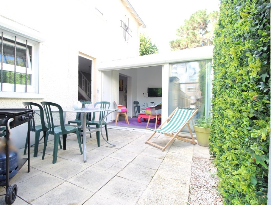 Gite centre, plage à pied, proche gare - Villa charlotte patio terrasse