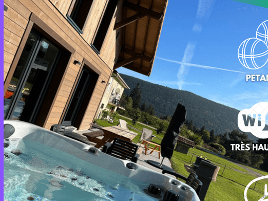 Chalet COCOTTE, belle terrasse, exposée sud-ouest
