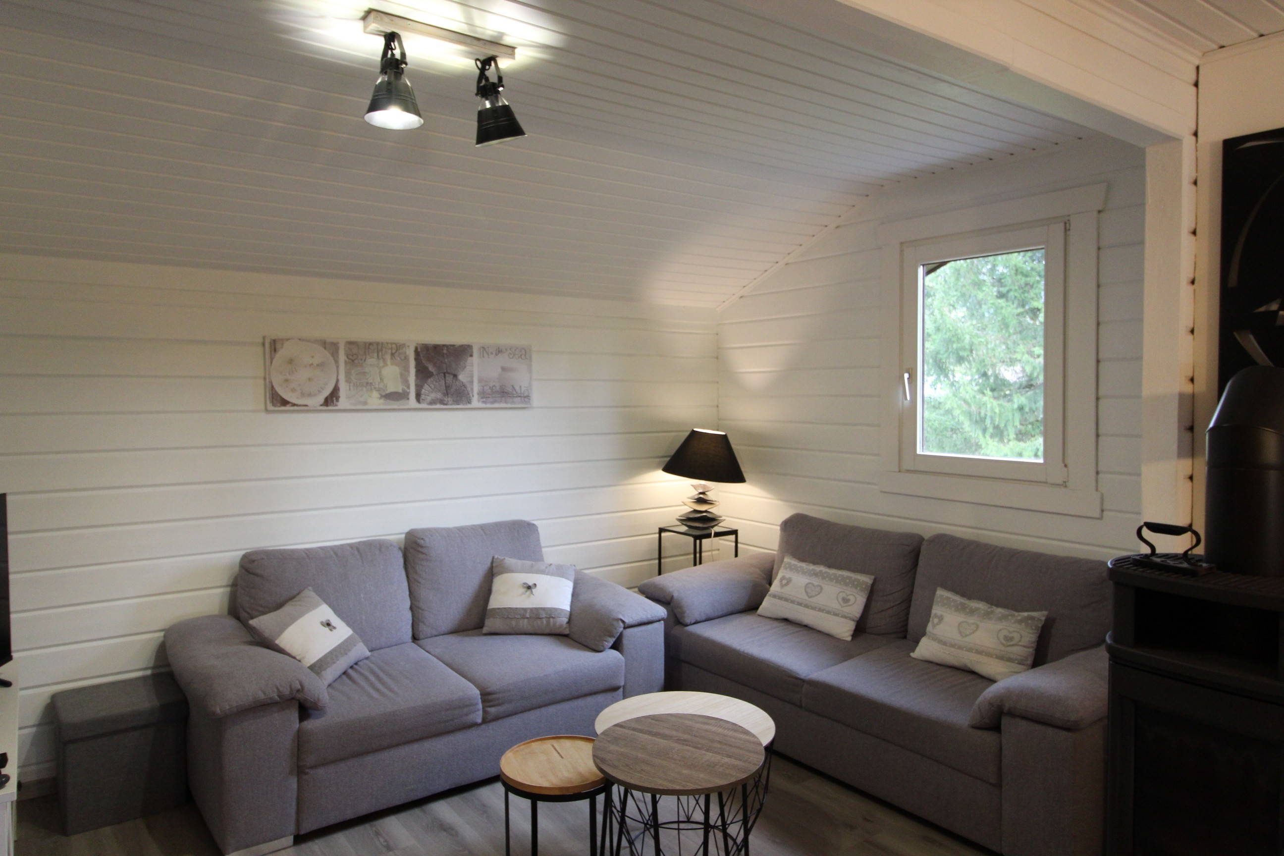 Salon - Chalet Le Ménil