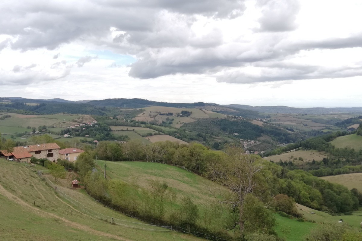 Vue sur la vallée du Soanan