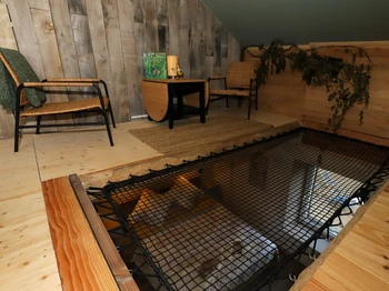 Chambre Esprit Cabane - L'Hôtel Enfoncée Chambres et Table d'hôtes Le Val d'Ajol