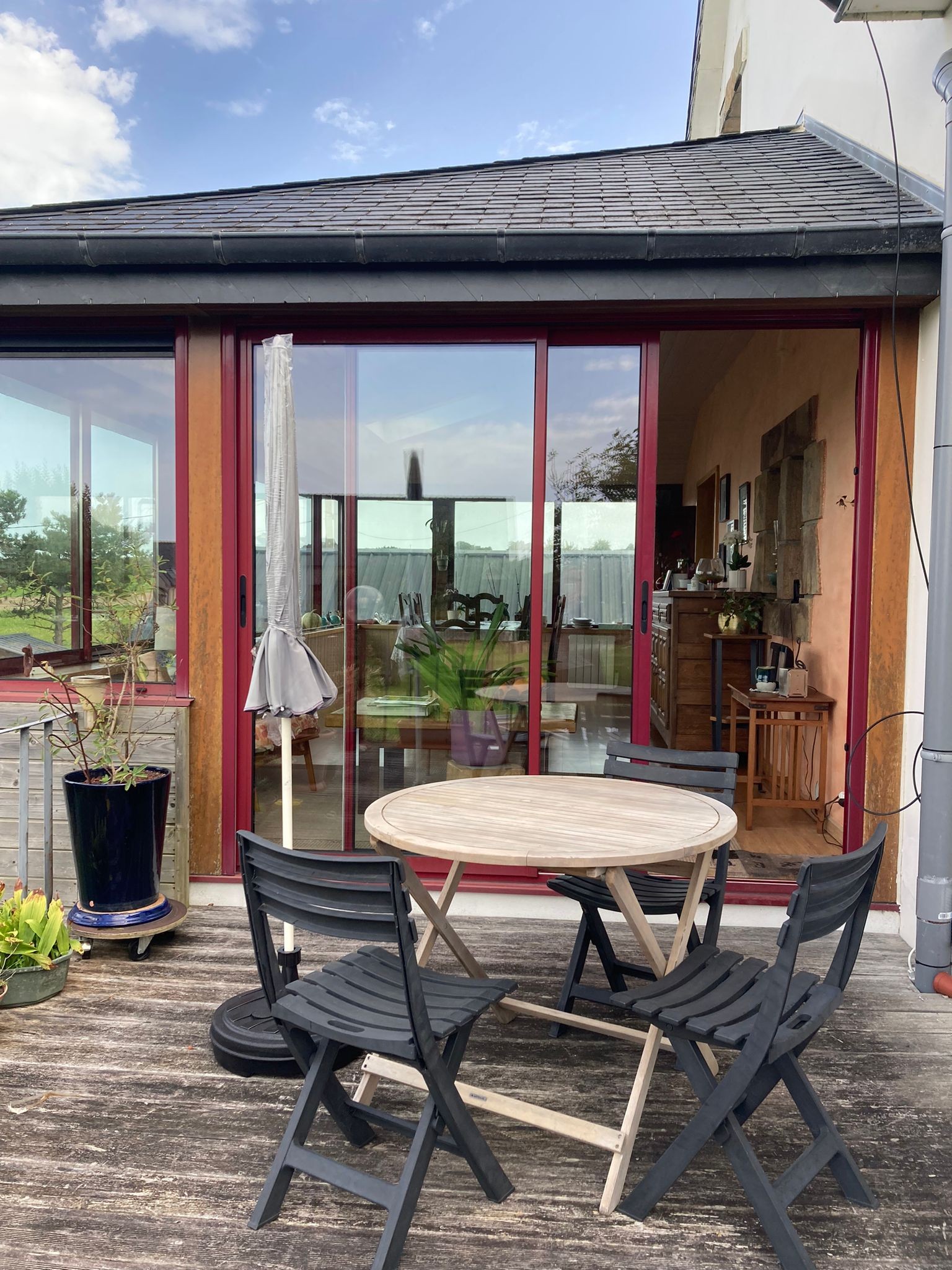 La terrasse et véranda