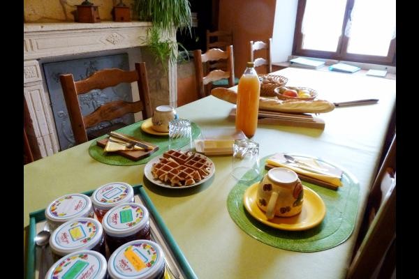 Petit déjeuner - Chambre d'hôtes l'An XII - Prairial
