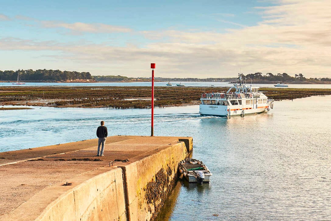 Embarcadaire pour la visite des iles du Golfe du Morbihan