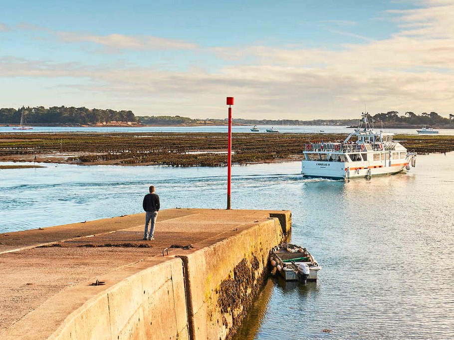 Embarcadaire pour la visite des iles du Golfe du Morbihan