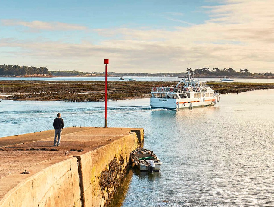 Embarcadaire pour la visite des iles du Golfe du Morbihan
