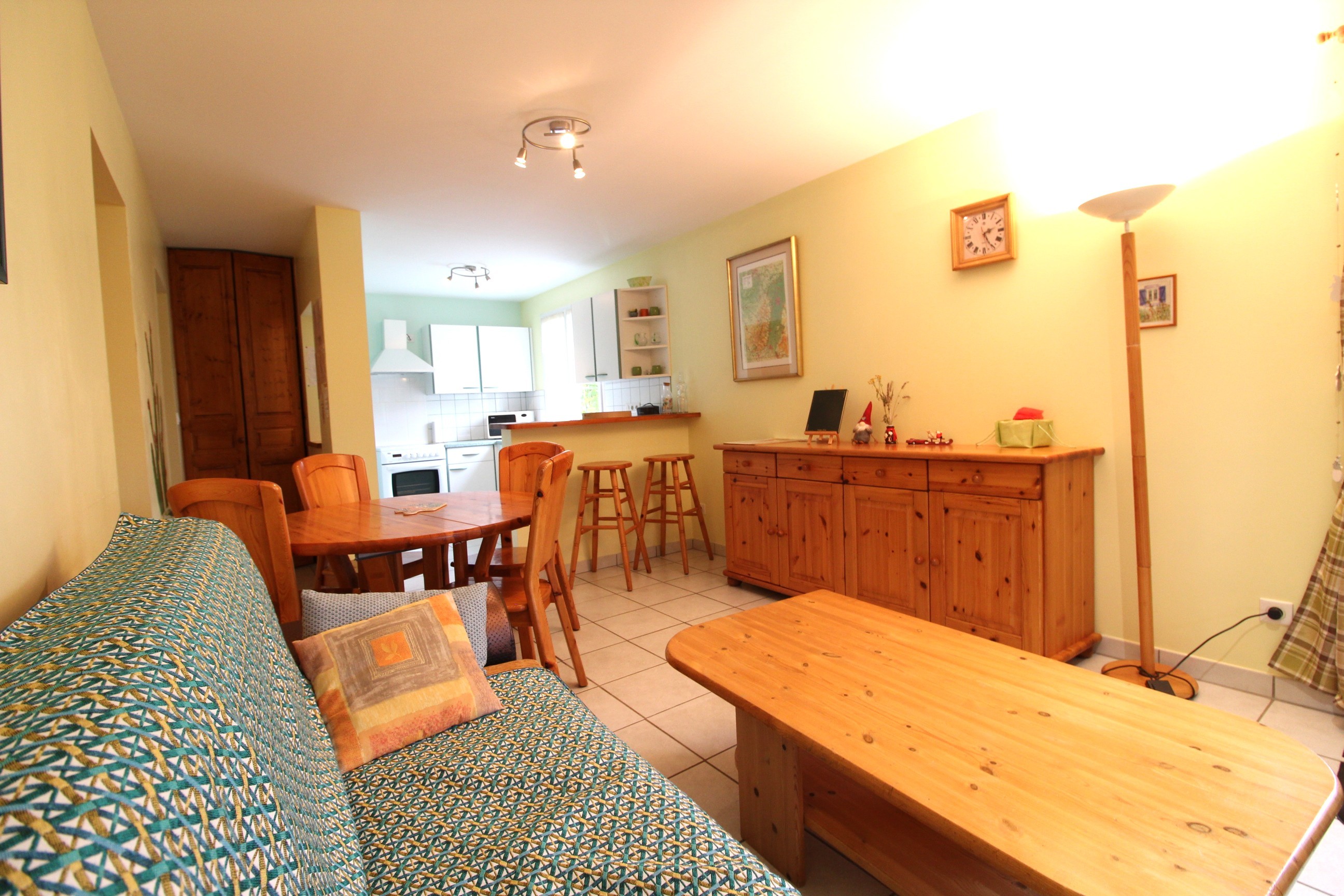 Salon/ séjour - Appartement, Le Chalet Vert, à La Bresse