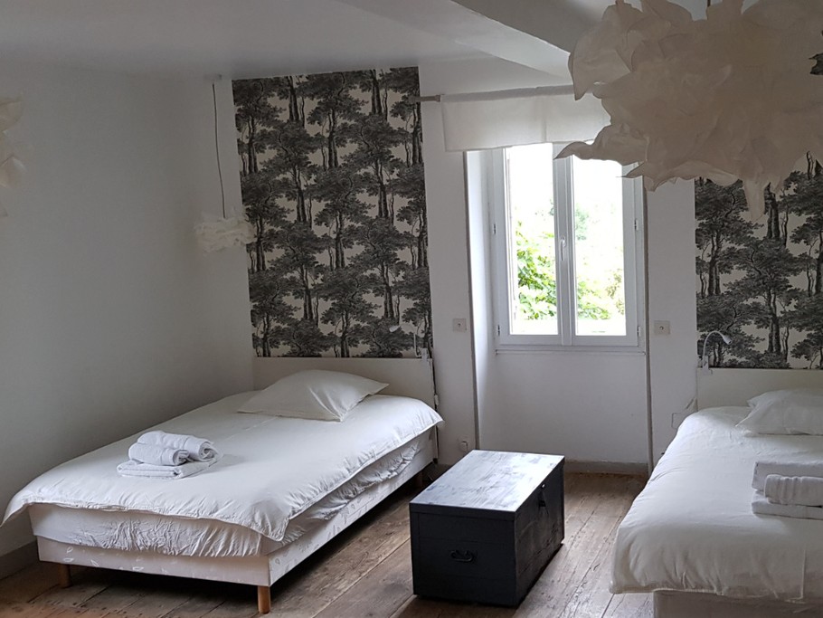 Chambre Nord Ouest
Literie 120x190