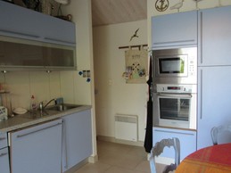 Cuisine ouverte sur séjour