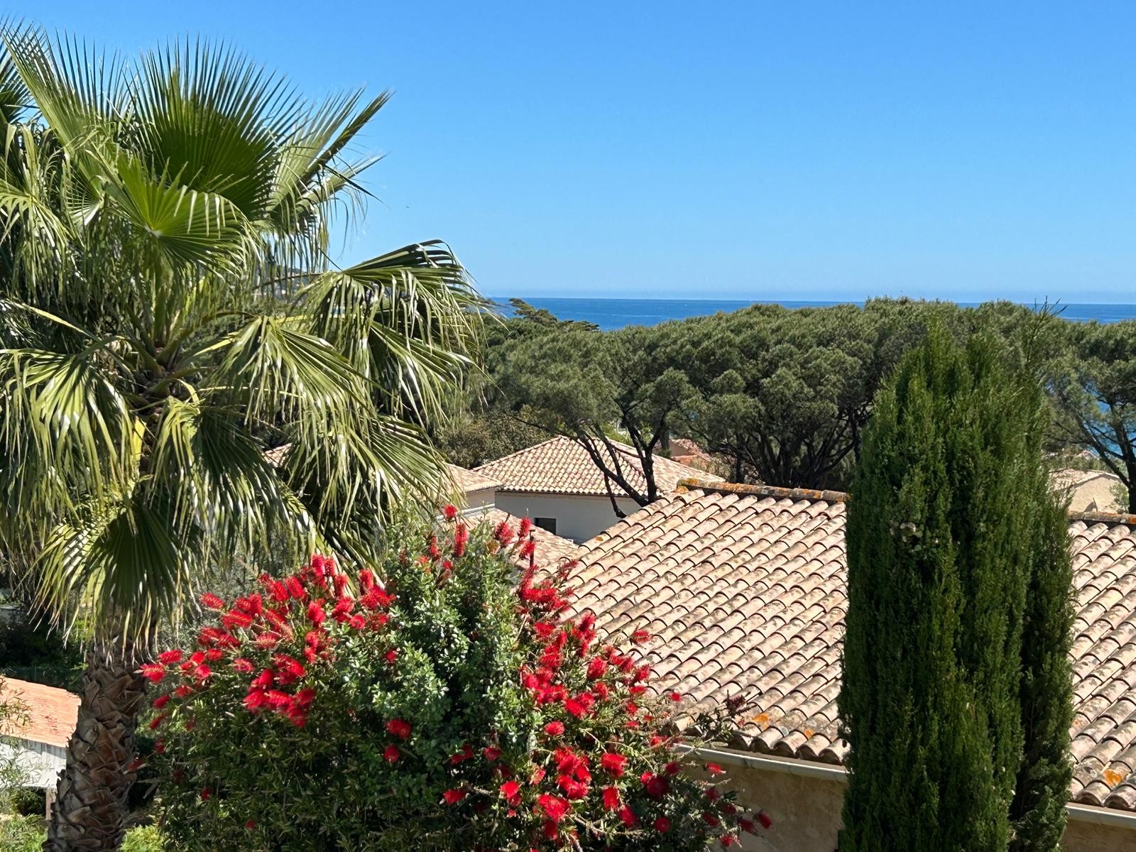 Villa Jacklou, vue sur la Mer Méditerranée