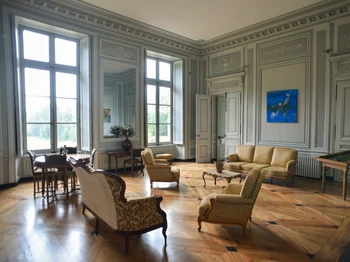 Le salon au Château de Joudes Saint Amour