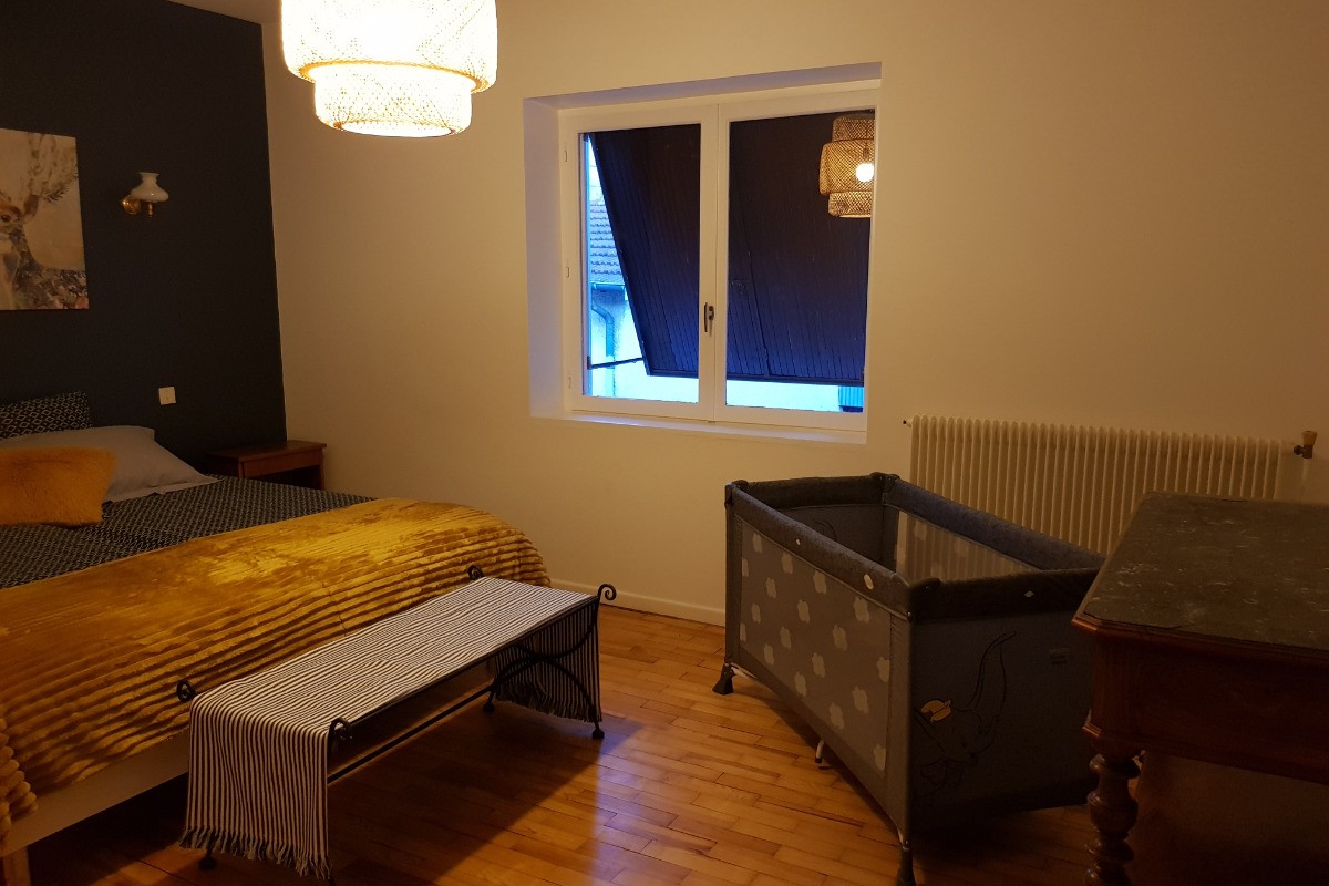 Chambre biches  2lits 90   Gite des tuileries GENAS