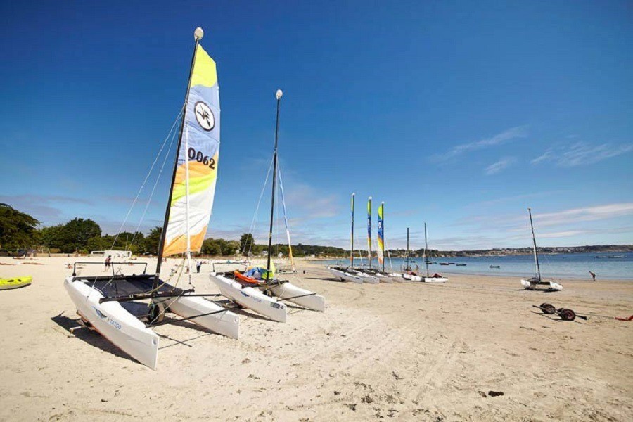 Plage du Trez Hir à Plougonvelin (plage la plus proche de la location)