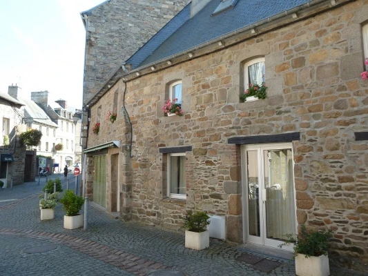 Location "Île verte" dans la maison de Marilou en plein coeur de ville (Côtes d'Armor, Bretagne) - façade