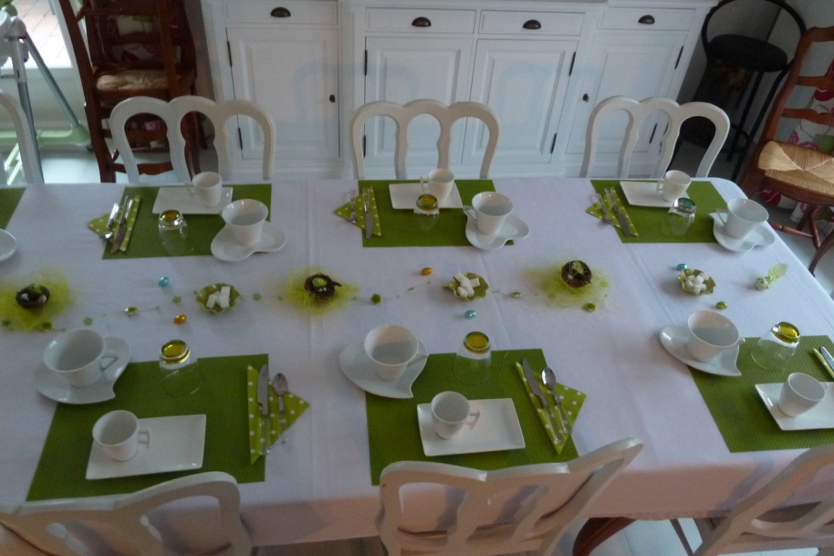 TABLES POUR PAQUES