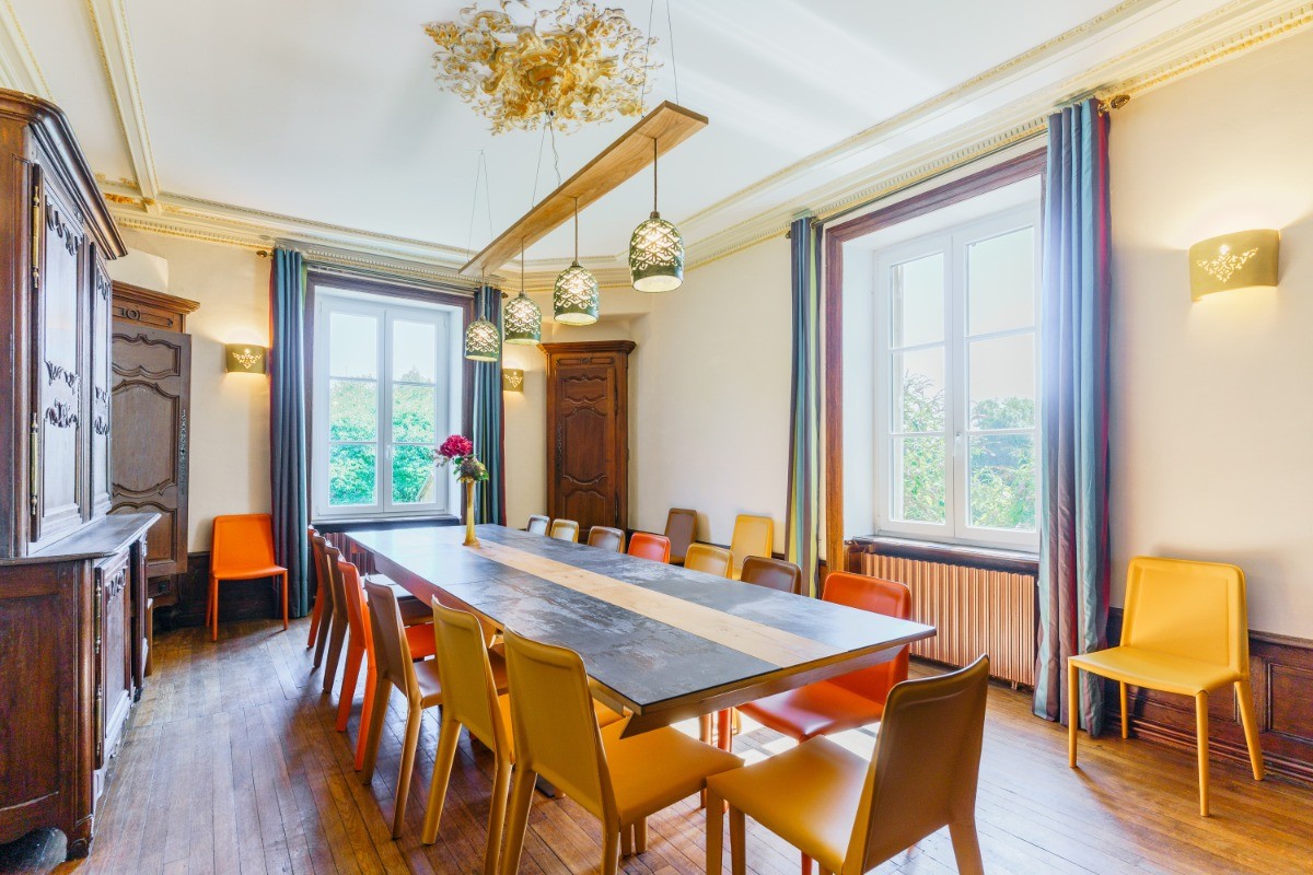 Salle à manger - La Martinerie maison à Mangiennes