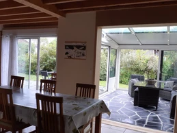 veranda seen from the kitchen