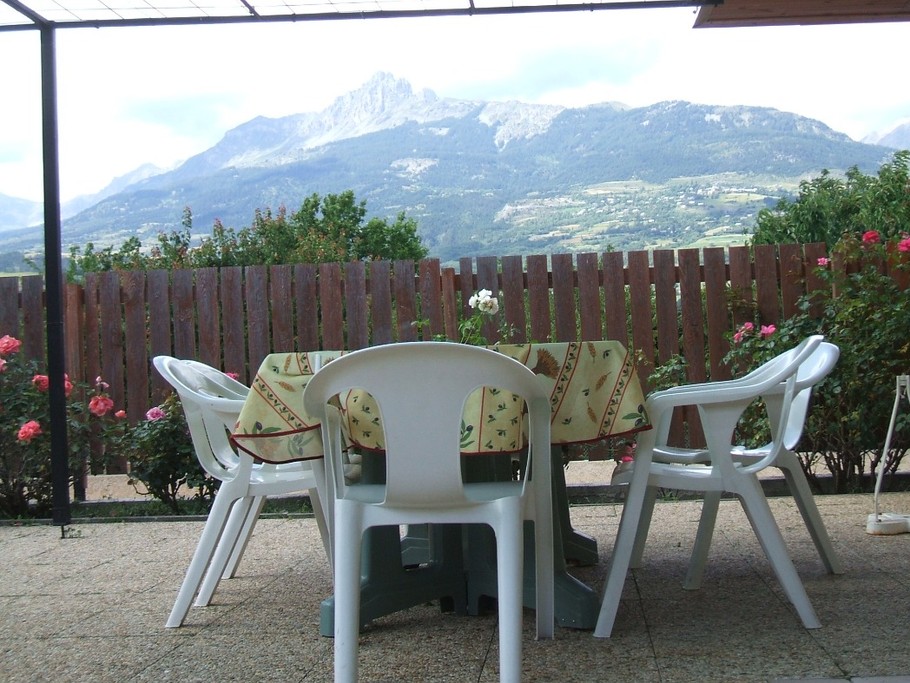 terrasse plain pied vue montagne