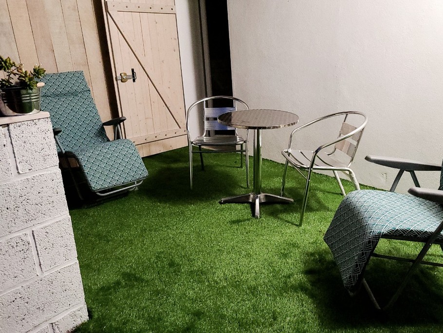 salon couvert extérieur