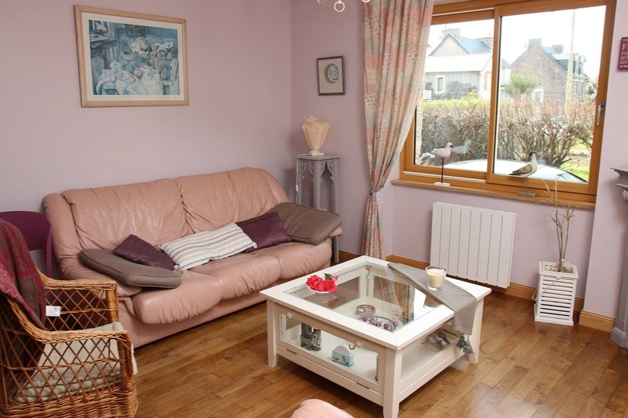 les galets, location, appartement, Pléneuf Val André, Mme Bidan Claudine, salon
