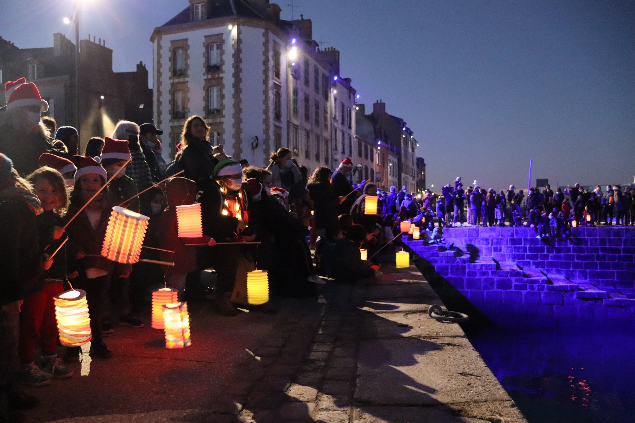 Pére Noel marin à Douarnenez