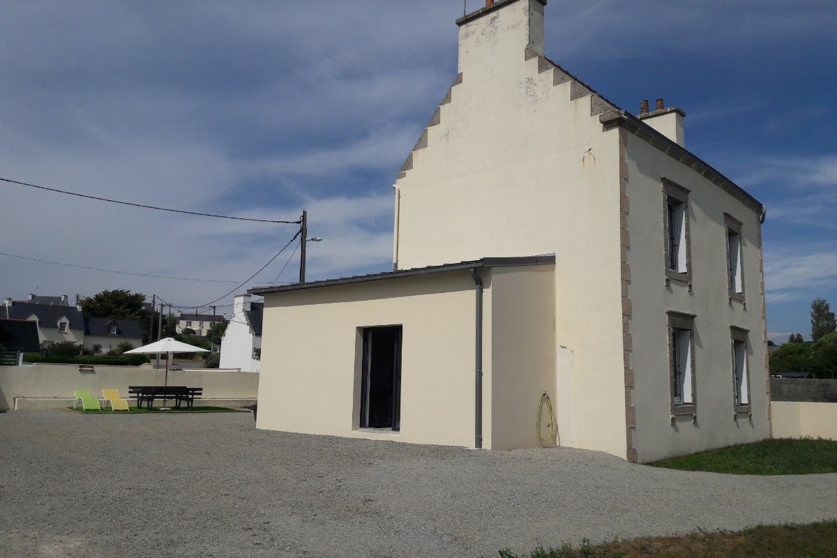 Façade sud et coté ouest