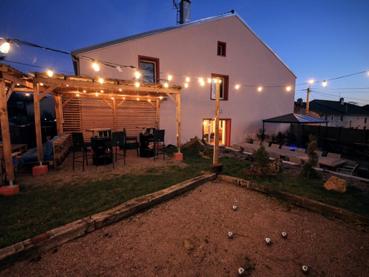 Terrain de pétanque - La Ferme à Gaston, gîte de groupe