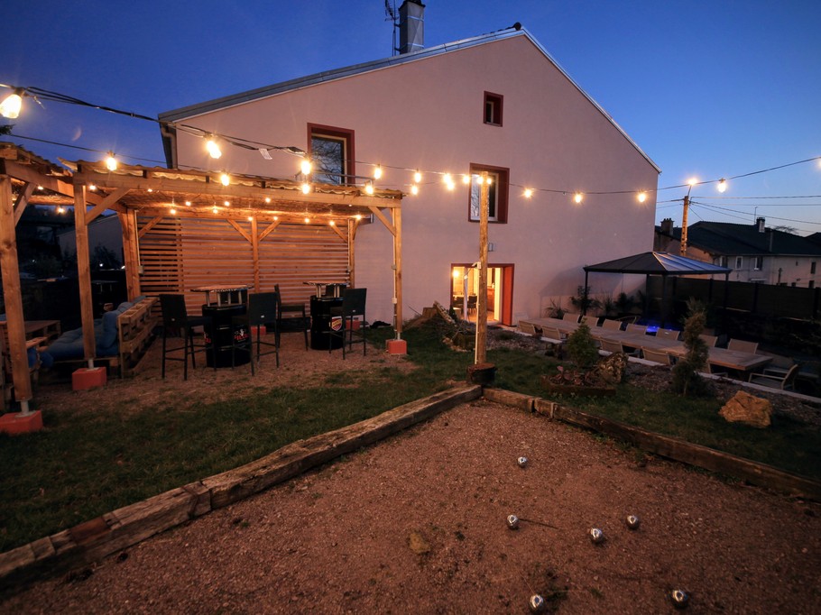Terrain de pétanque - La Ferme à Gaston, gîte de groupe