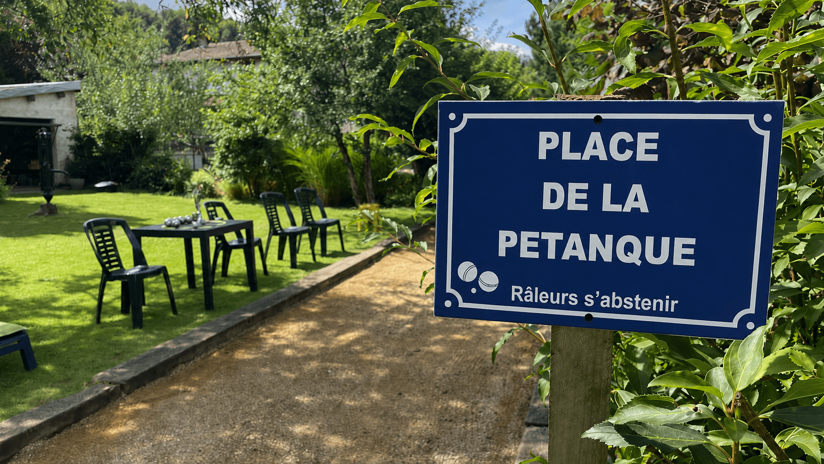 Terrain de pétanque - Chambre d'hôtes l'An 12