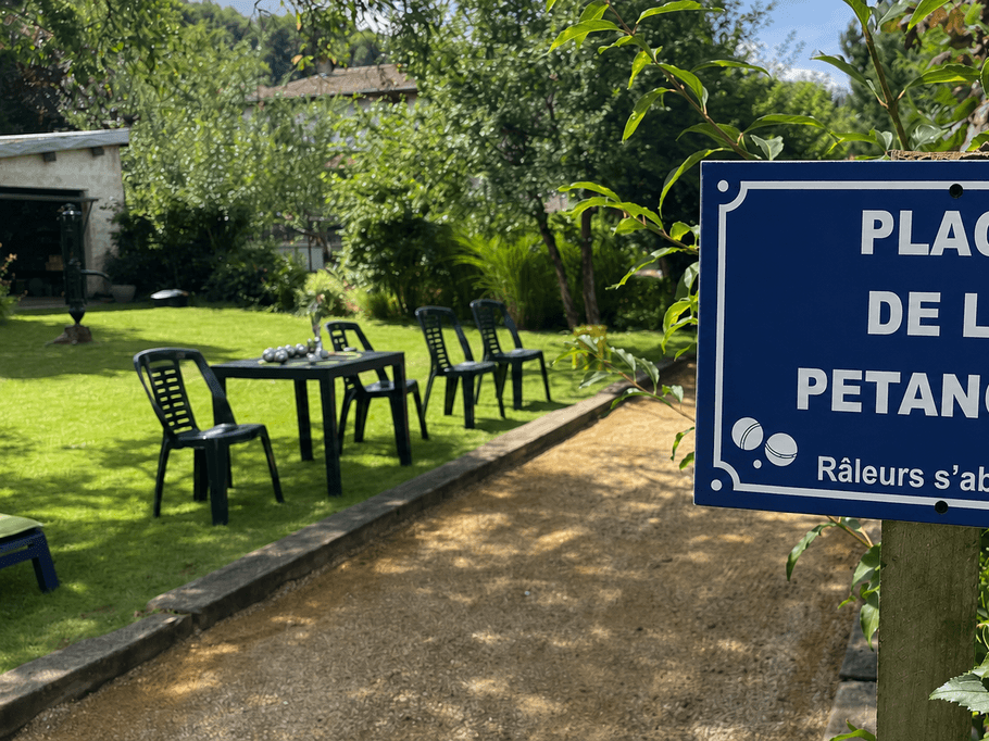 Terrain de pétanque - Chambre d'hôtes l'An 12