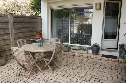 les galets, location, appartement, Pléneuf Val André, Mme Bidan Claudine, terrasse