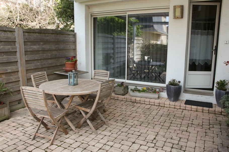 les galets, location, appartement, Pléneuf Val André, Mme Bidan Claudine, terrasse