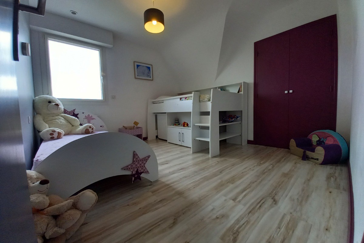 Clévacances - Location 10 personnes - chambre - Langueux - Maison avec jacuzzi
