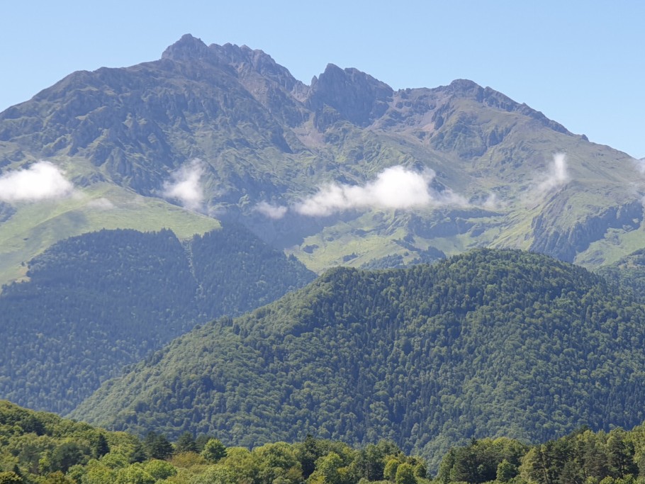 vue vers l'ouest depuis la terrasse