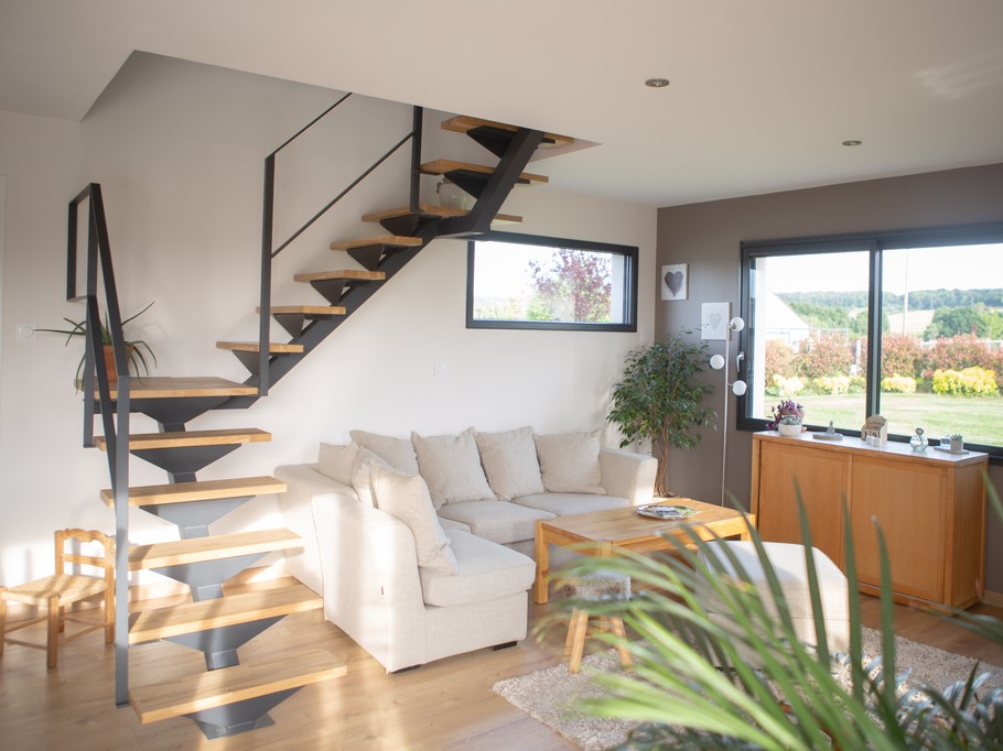 La Venise Normande - Escalier et salon