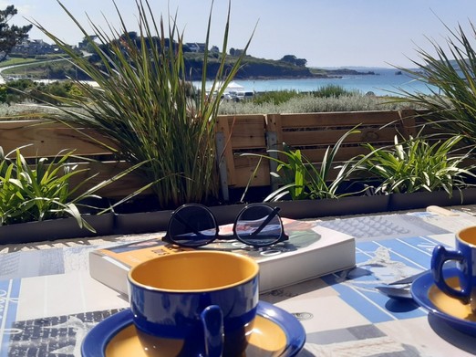 DETENTE EN TERRASSE VUE MER