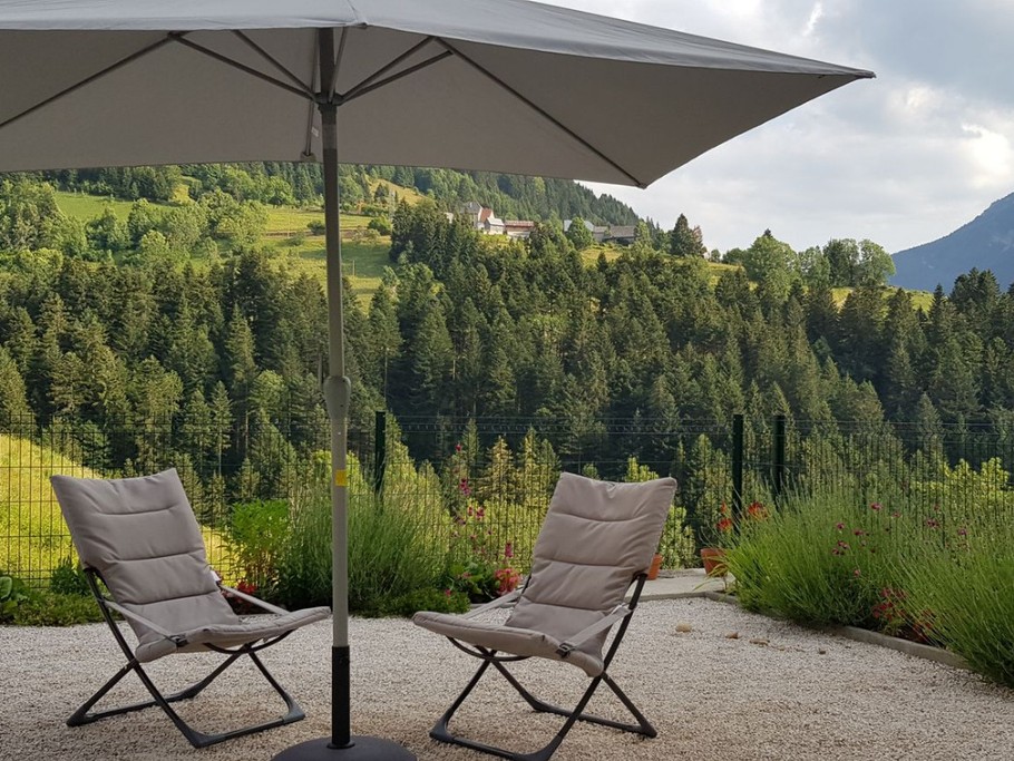 Terrasse face à Chamechaude