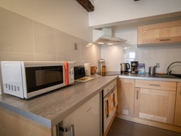 Location "Île St Riom" de la maison de Marilou au centre ville de Paimpol et à quelques pas du port (Côtes d'Armor, Bretagne) - cusine