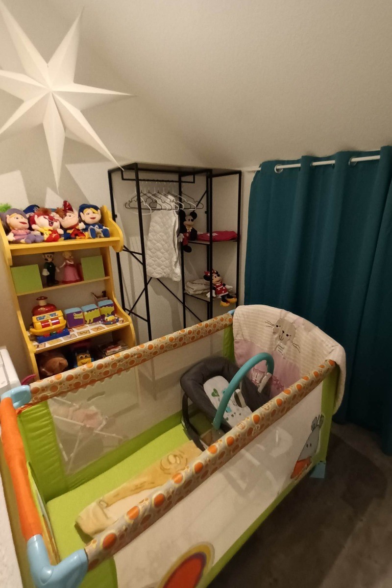 Chambre Douce Nuit, espace bébé - Gite Saint-Sauveur 54