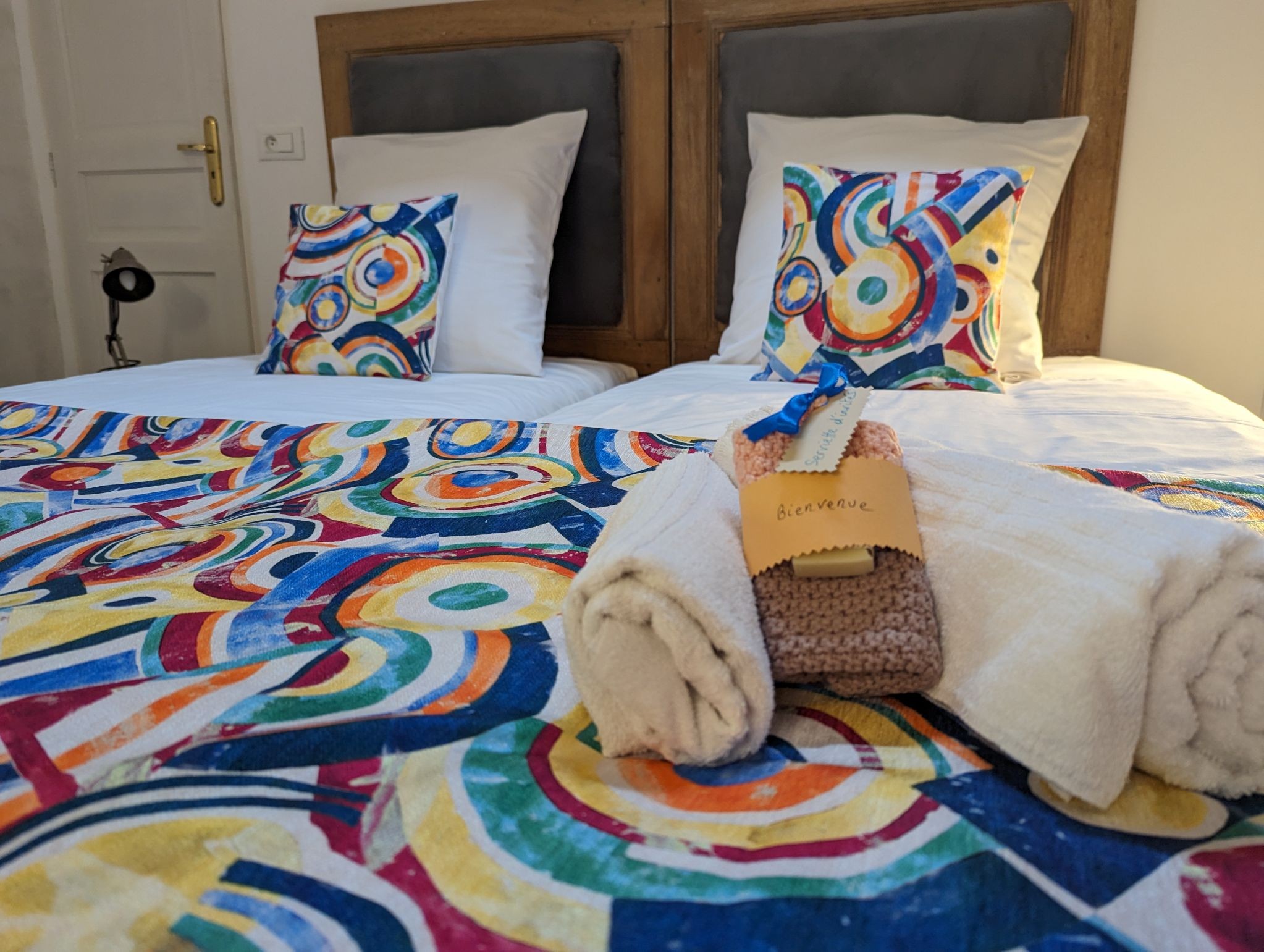 The Brooklyn master bedroom suite on the first floor of Bello Viso in Gironde, near St Emilion