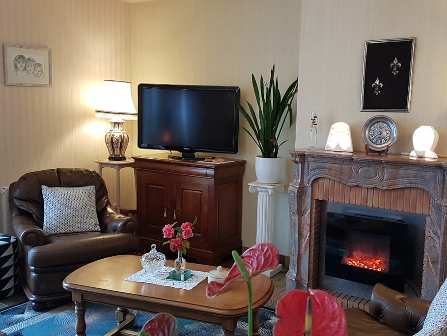 L'espace salon avec TV à votre disposition